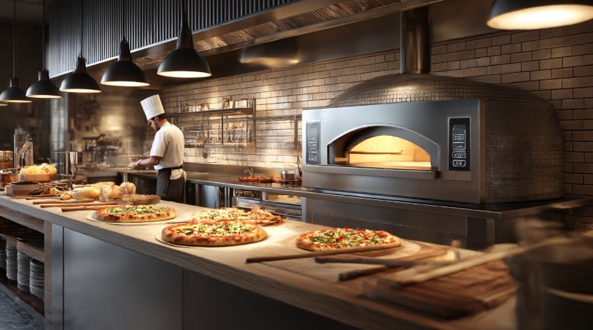 Приготування піци в ресторані