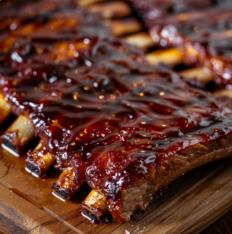 Реберця BBQ із соковитим м’ясом і рум’яною скоринкою