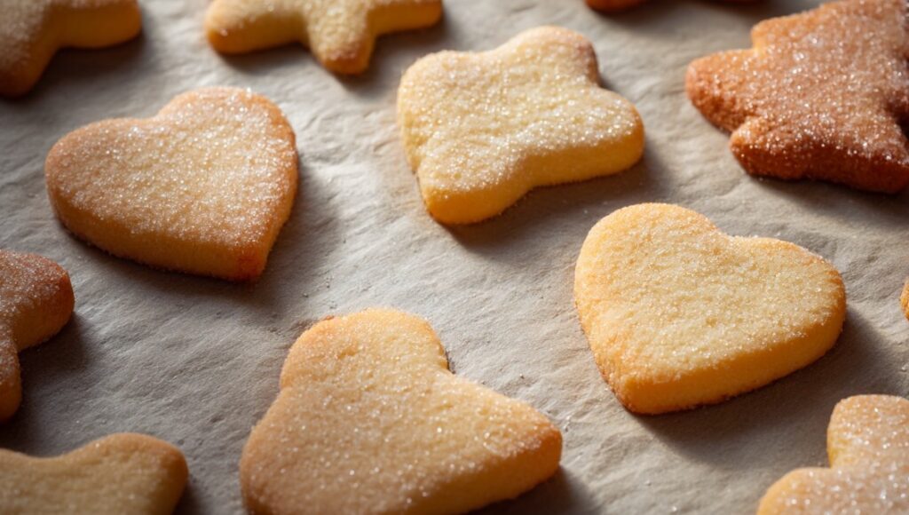 Розсипчасте печиво на смальці крупним планом