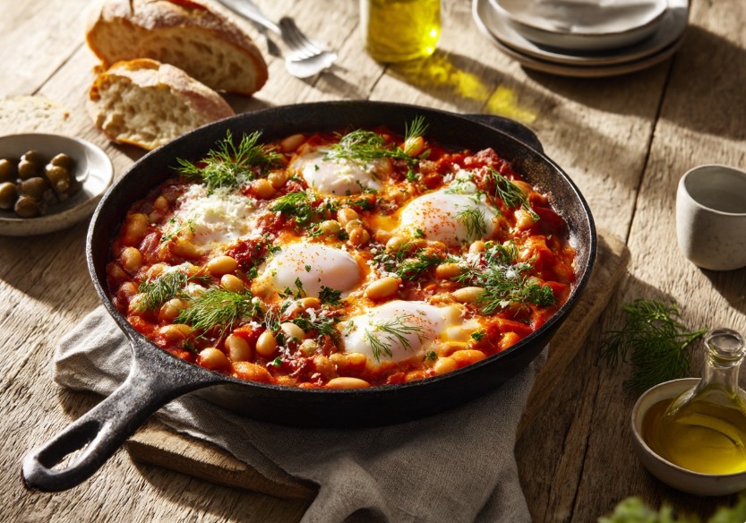 Шакшука — страва проста, але смачна вона лише тоді, коли овочі «живі»