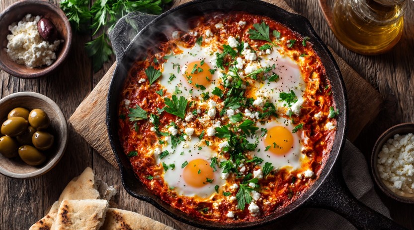 Шакшука тримається на яйцях, як на фундаменті