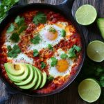 Шакшука з авокадо та лаймом
