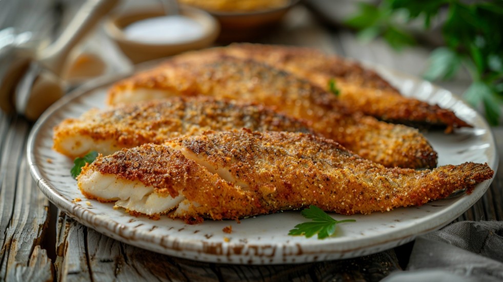 Смажена риба в кукурудзяному борошні просто і смачно