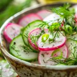 Салат із редиски та огірка