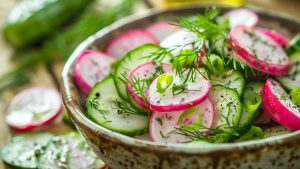 Radish and Cucumber Salad