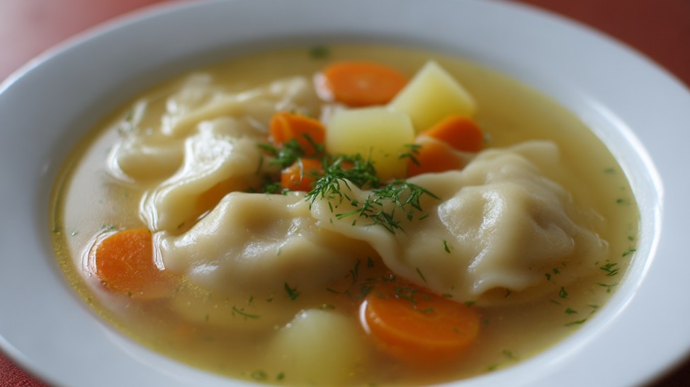 Суп із кльоцками простий