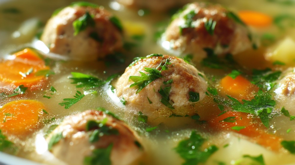 Суп з фрикадельками – це справжній рятівник у будні.