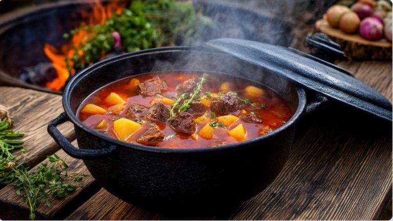 Святковий бограч у казані — для особливих подій — перша страва