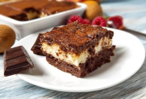 Сирна запіканка з шоколадом