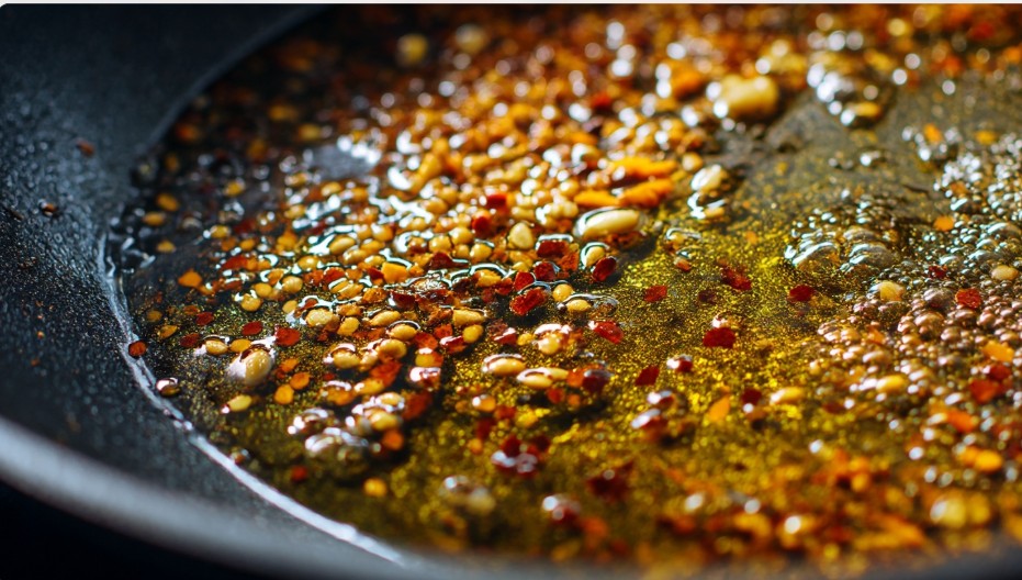 Як спеції розкриваються у гарячій олії