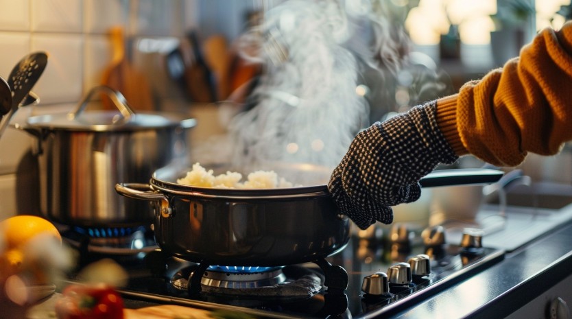 Як уникати опіків парою