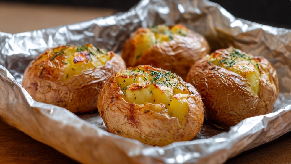 Як запекти картоплю в мундирі