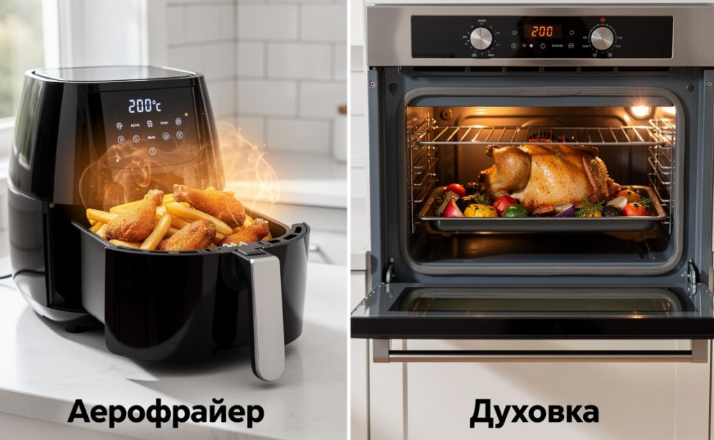 Аерофрайєр чи духовка що краще для кухні