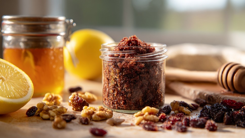 паста амосова в банці перед заморожуванням текстура після м’ясорубки