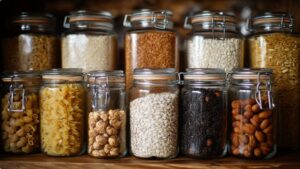 Де і як зберігати крупи, борошно, горіхи