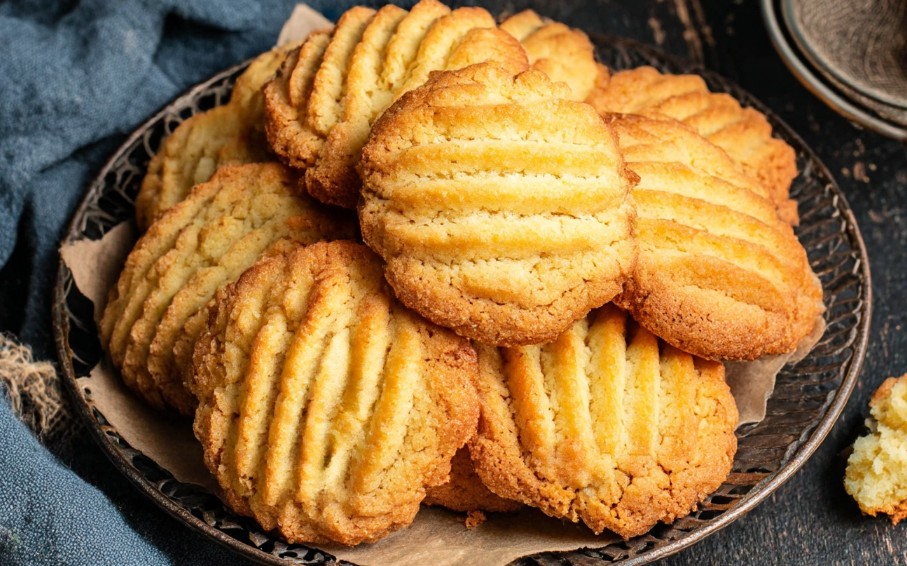 Домашнє печиво на смальці з характерним узором