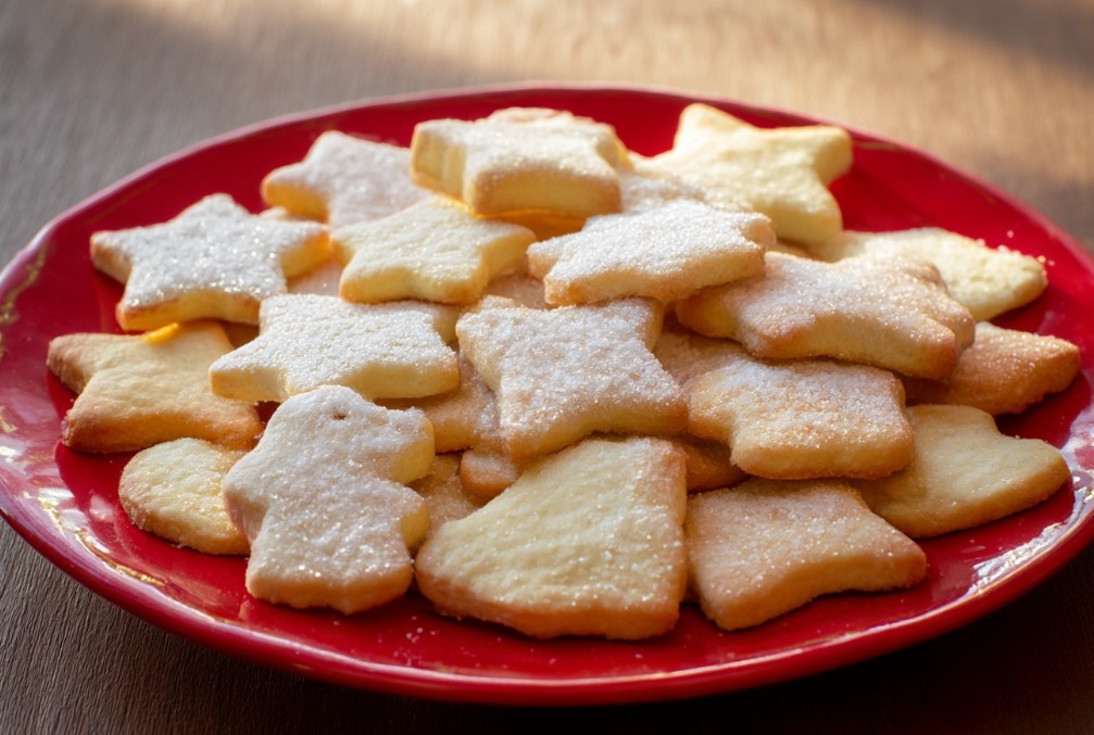 Крупний план простого печива без добавок