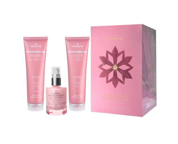 Набір новорічний для ультраживлення cухого волосся / Medavita NUTRISUBSTANCE Holiday Kit