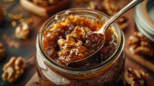 Паста Амосова в скляній банці зберігається в холодильнику