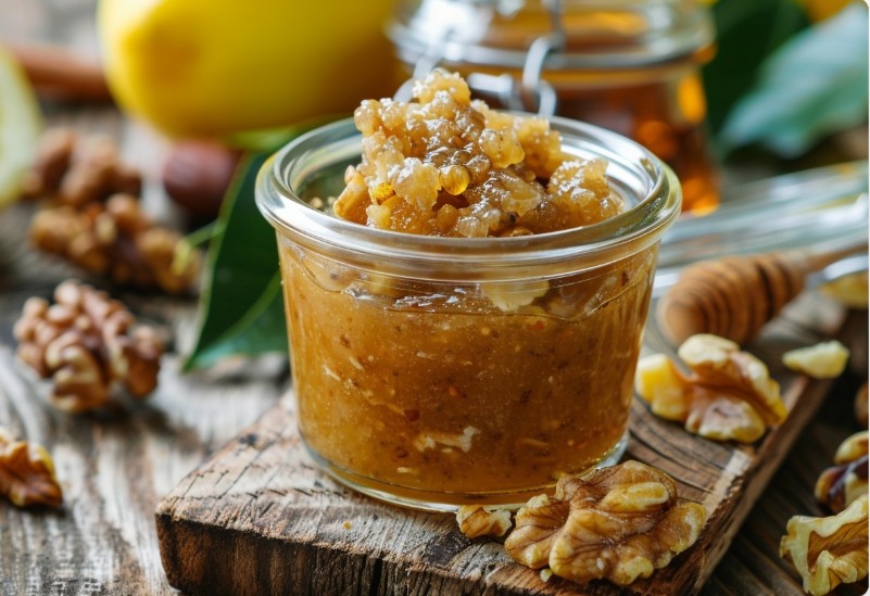 Паста Амосова з лимоном, медом і волоськими горіхами