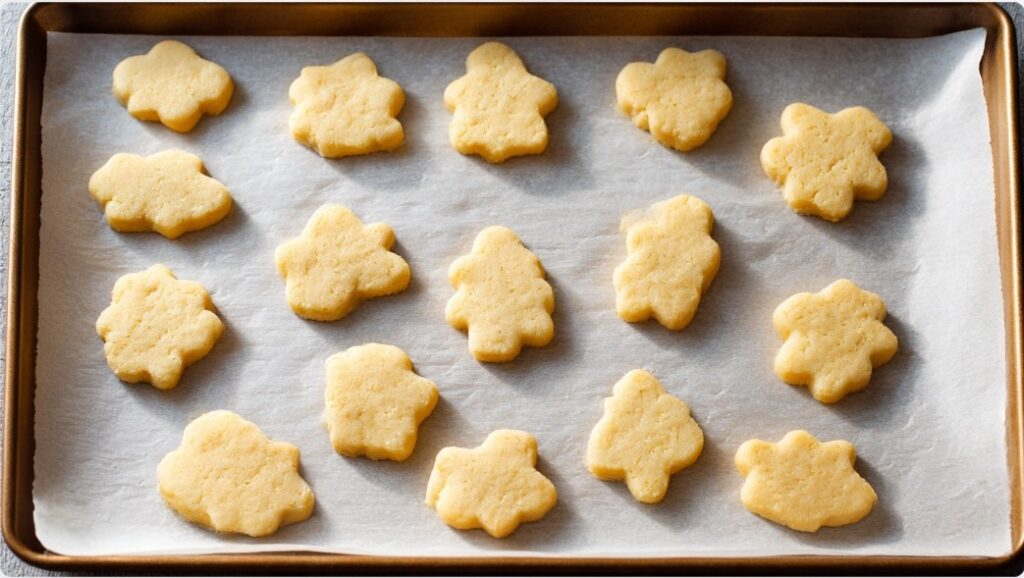 Печиво на деку перед випіканням