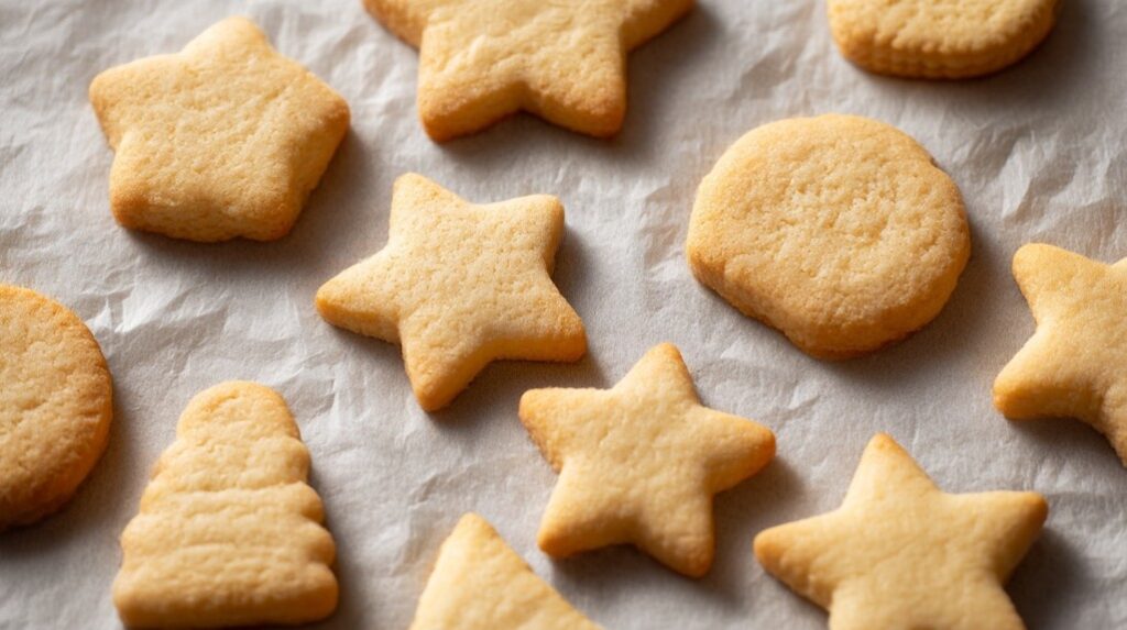 Пісочне печиво на смальці для свят