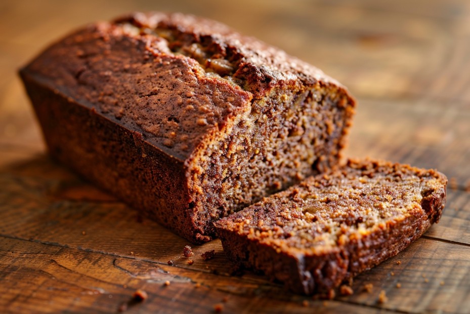 Ранковий банановий хліб без декору