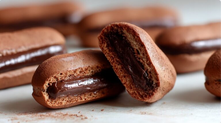 Шоколадні еклери з ганашем — Десерт