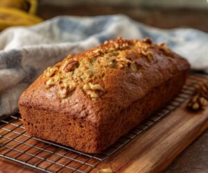 Ароматний банановий хліб з корицею