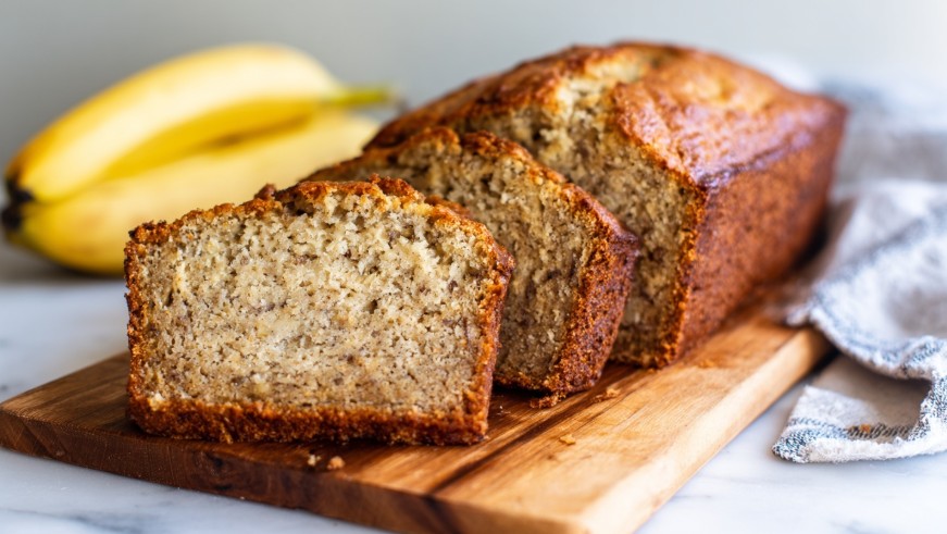 Банановий хліб без цукру з натуральною солодкістю бананів
