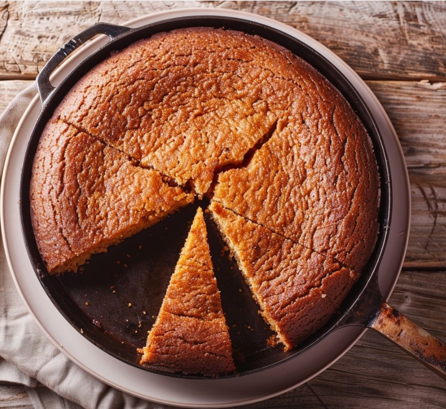 Банановий хліб на сковороді