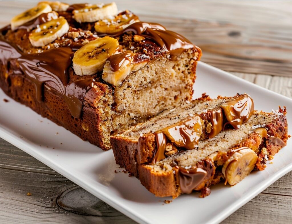 Банановий хліб з арахісовою пастою — домашня випічка