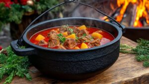 Бограч з картоплею та перцем — класичний баланс