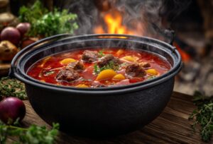 Bogratsch mit Kartoffeln und Paprika – klassisch ausbalanciert