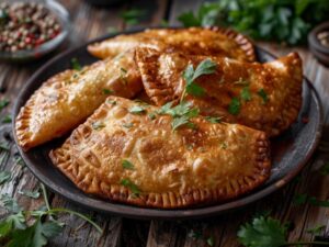 Crispy Tortilla Chebureki with Juicy Beef