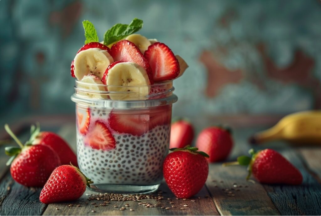 Чіа-пудинг десерт рецепт