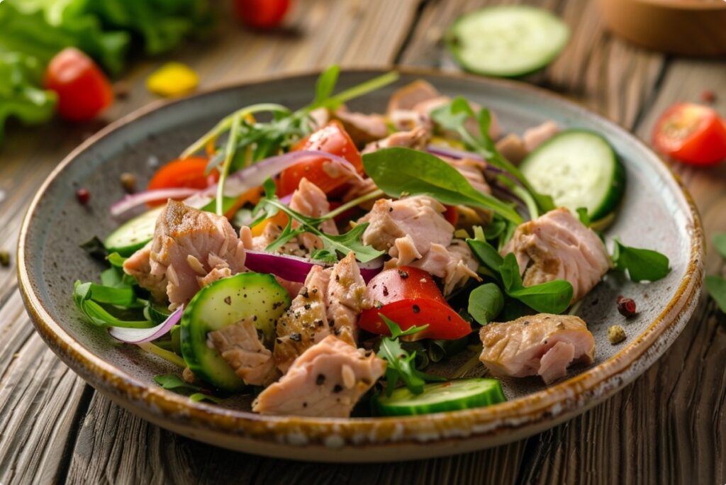 Чому консервований тунець дає гіркоту в салаті