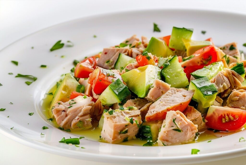 Diet-friendly tuna salad: light and balanced