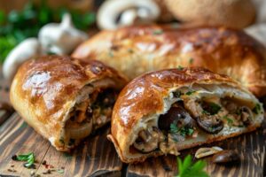 Homemade Mushroom-Filled Piroshky