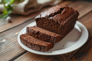 Банановий хліб із какао