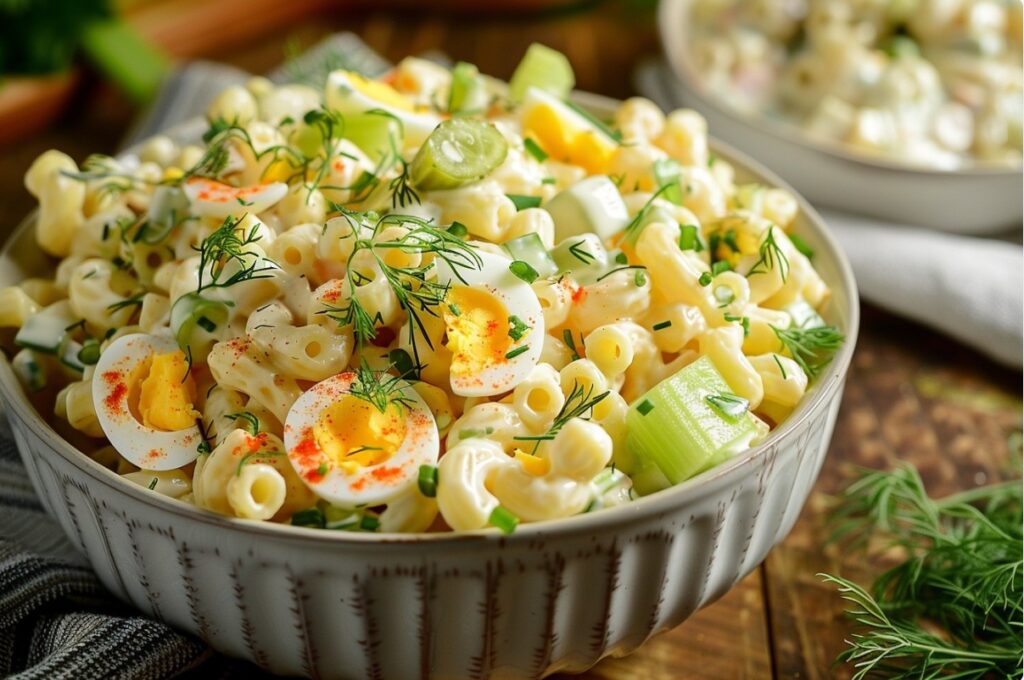 Домашній салат з макаронами для вечірки або святкового столу