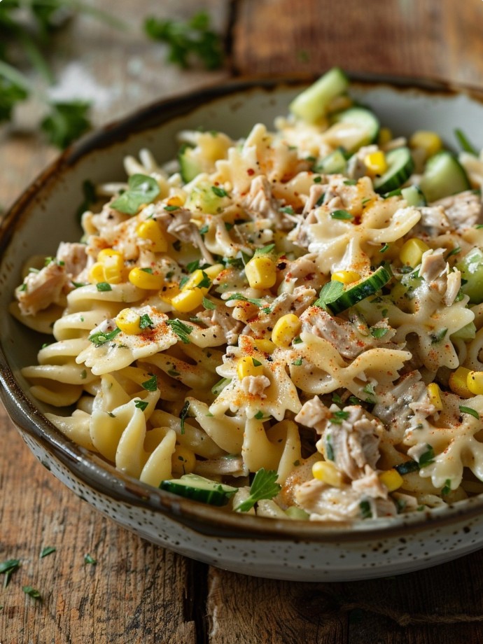 Homemade tuna salad without extra spending
