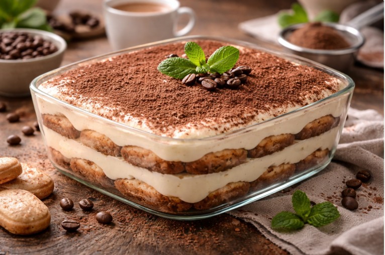 Домашній Тірамісу з ресторанним настроєм — Десерт