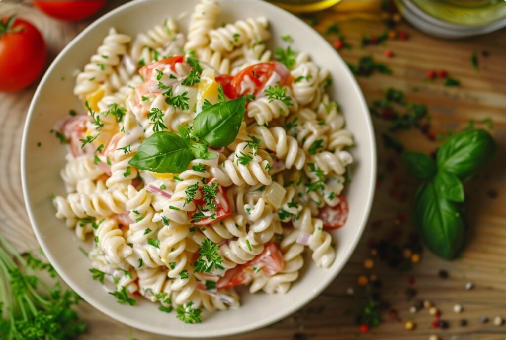 Готовий макаронний салат Nudelsalat