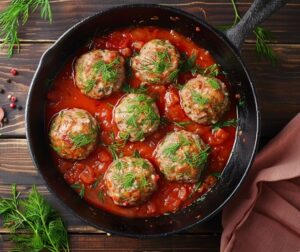 Hrechanyky in sauce — a cosy homemade recipe