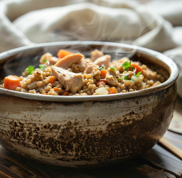 Гречка з куркою на обід проста та смачна страва