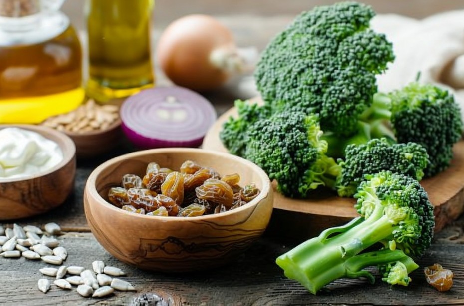інгредієнти для салату з броколі