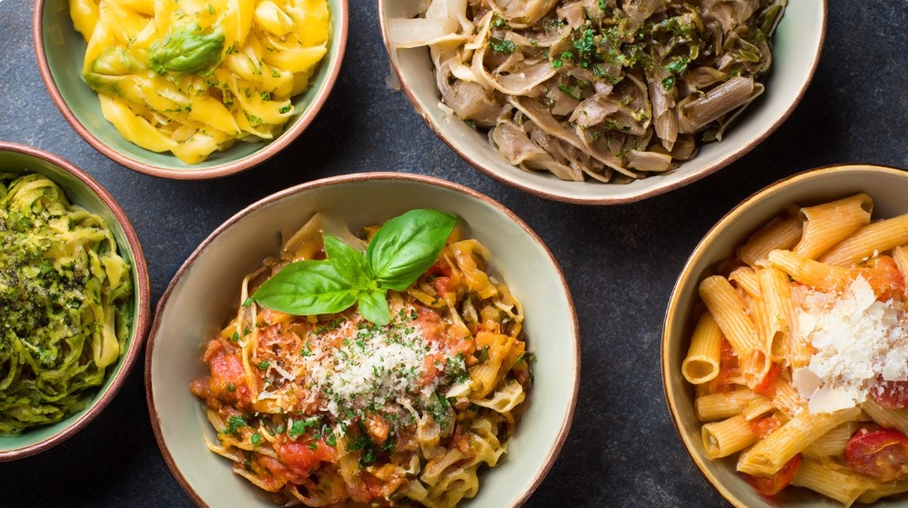 Italienisches Essen aus der mediterranen Küche