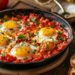 Classic Shakshuka with a Rich Tomato Sauce and Perfectly Set Eggs