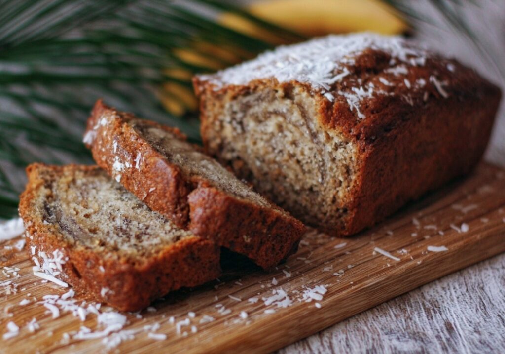 Кокосово-банановий хліб із насиченим смаком